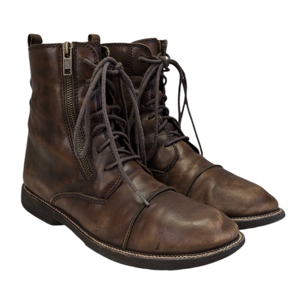 Bed Stu Patriot Cap Toe Boots GUC $325 Size 10    S3886 - Picture 1 of 13